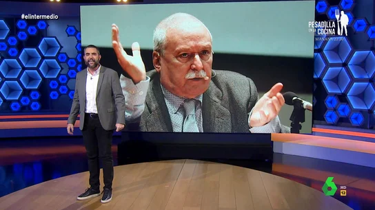 Dani Mateo anima a Joaquín Leguina a estar en la Oficina del Español: "Es amigo de Ayuso y domina cambiarse de chaqueta" Dani Mateo anima a Joaquín Leguina a estar en la Oficina del Español: "Es amigo de Ayuso y domina cambiarse de chaqueta"