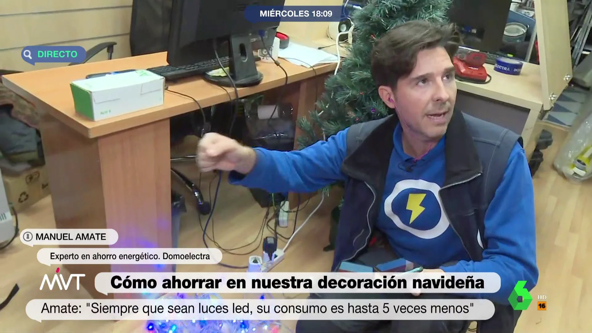 Manuel Amate nos explica cómo ahorrar en nuestra decoración navideña