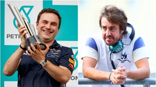 Dan Fallows y Fernando Alonso Dan Fallows y Fernando Alonso