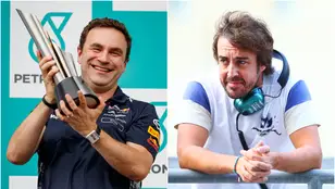 Dan Fallows y Fernando Alonso