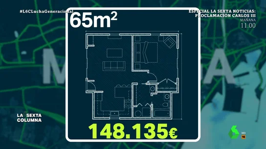 Calculamos cuánto debería ahorrar un mileurista para pagar la entrada de un piso de 65 metros Calculamos cuánto debería ahorrar un mileurista para pagar la entrada de un piso de 65 metros