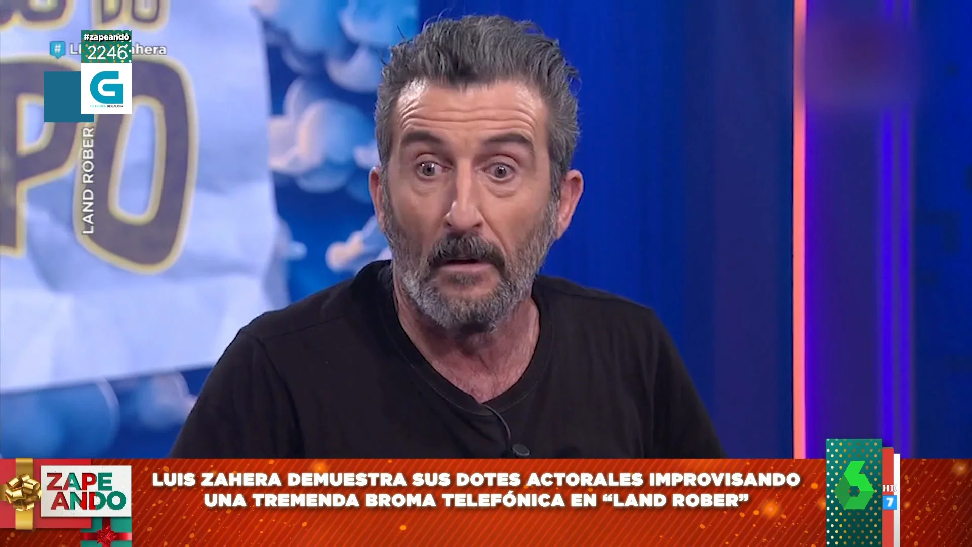 El 'enfado' de un hombre por la broma telefónica de Luis Zahera: "Esto es la hostia"