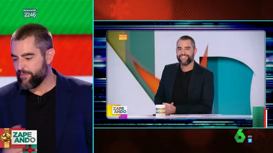 Dani Mateo se disculpa con la audiencia por esta pillada en Zapeando Dani Mateo se disculpa con la audiencia por esta pillada en Zapeando