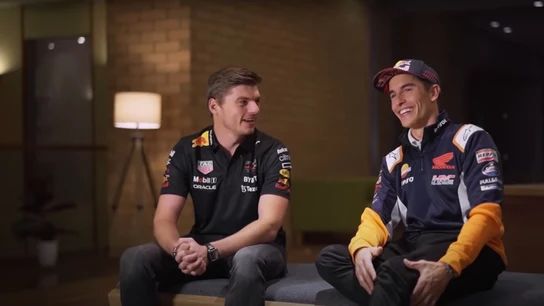 Max Verstappen y Marc Márquez Max Verstappen y Marc Márquez