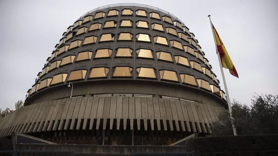 Imagen de archivo de la fachada exterior del Tribunal Constitucional Imagen de archivo de la fachada exterior del Tribunal Constitucional