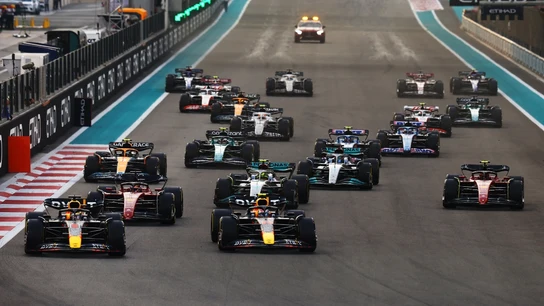 Salida en el GP de Abu Dhabi Salida en el GP de Abu Dhabi