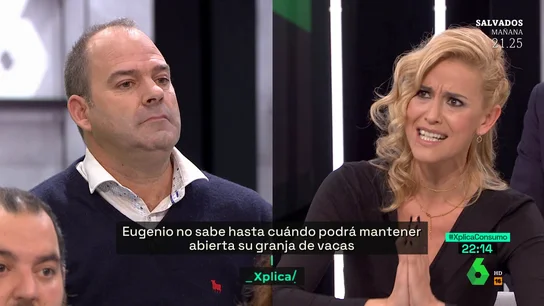 "Se le está yendo de las manos": el tenso choque de Afra Blanco y un ganadero en laSexta Xplica "Se le está yendo de las manos": el tenso choque de Afra Blanco y un ganadero en laSexta Xplica