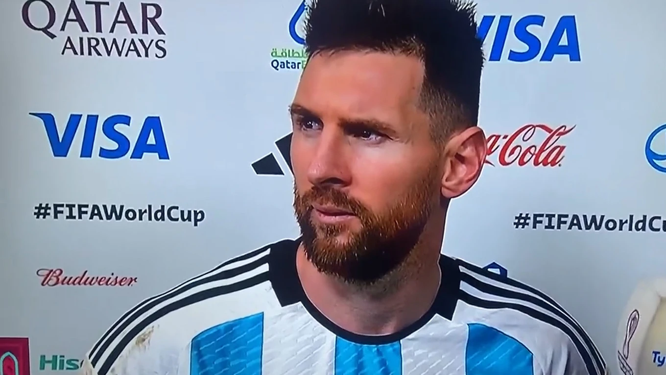 Leo Messi, tras el partido