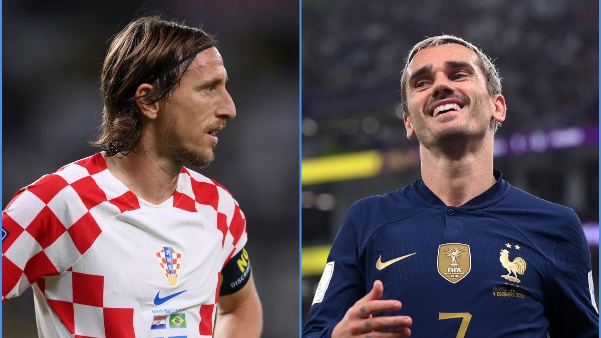 Modric, con Croacia; Griezmann, con Francia