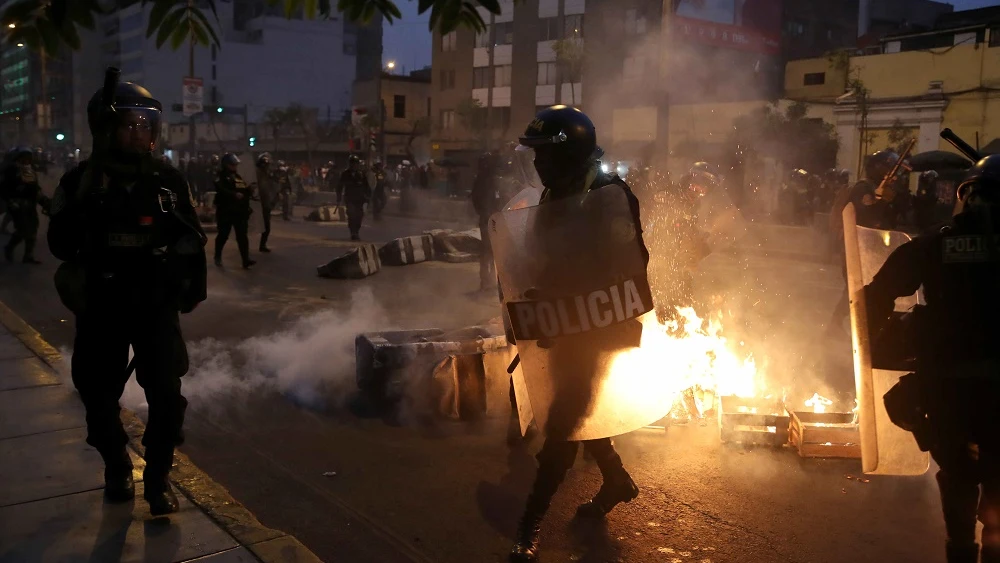 Enfrentamientos con la Policía en Perú