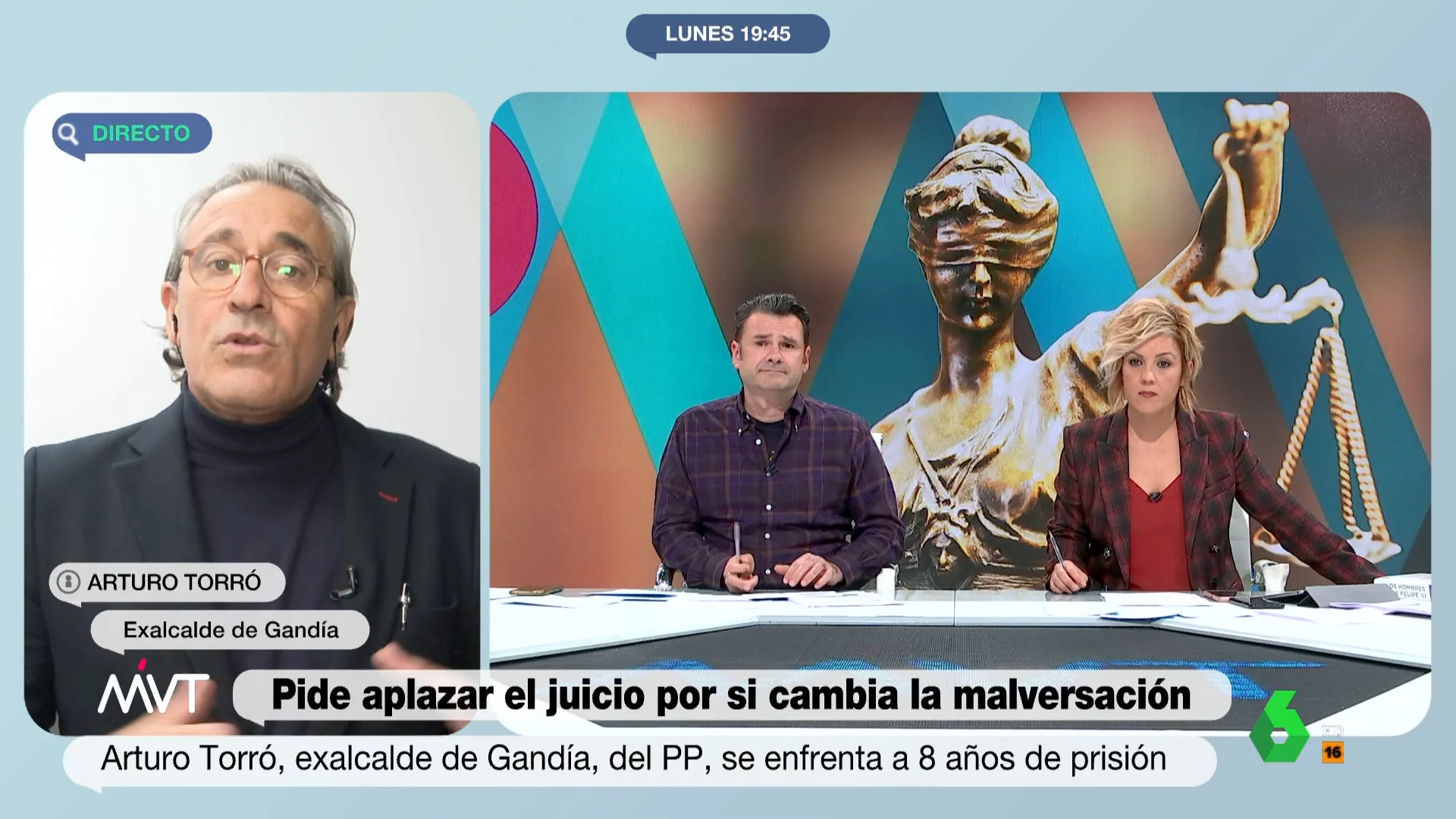 Arturo Torro, tras pedir aplazar su juicio por la reforma de la malversación: "Han sacado la ley para Esquerra, pero es para todos"