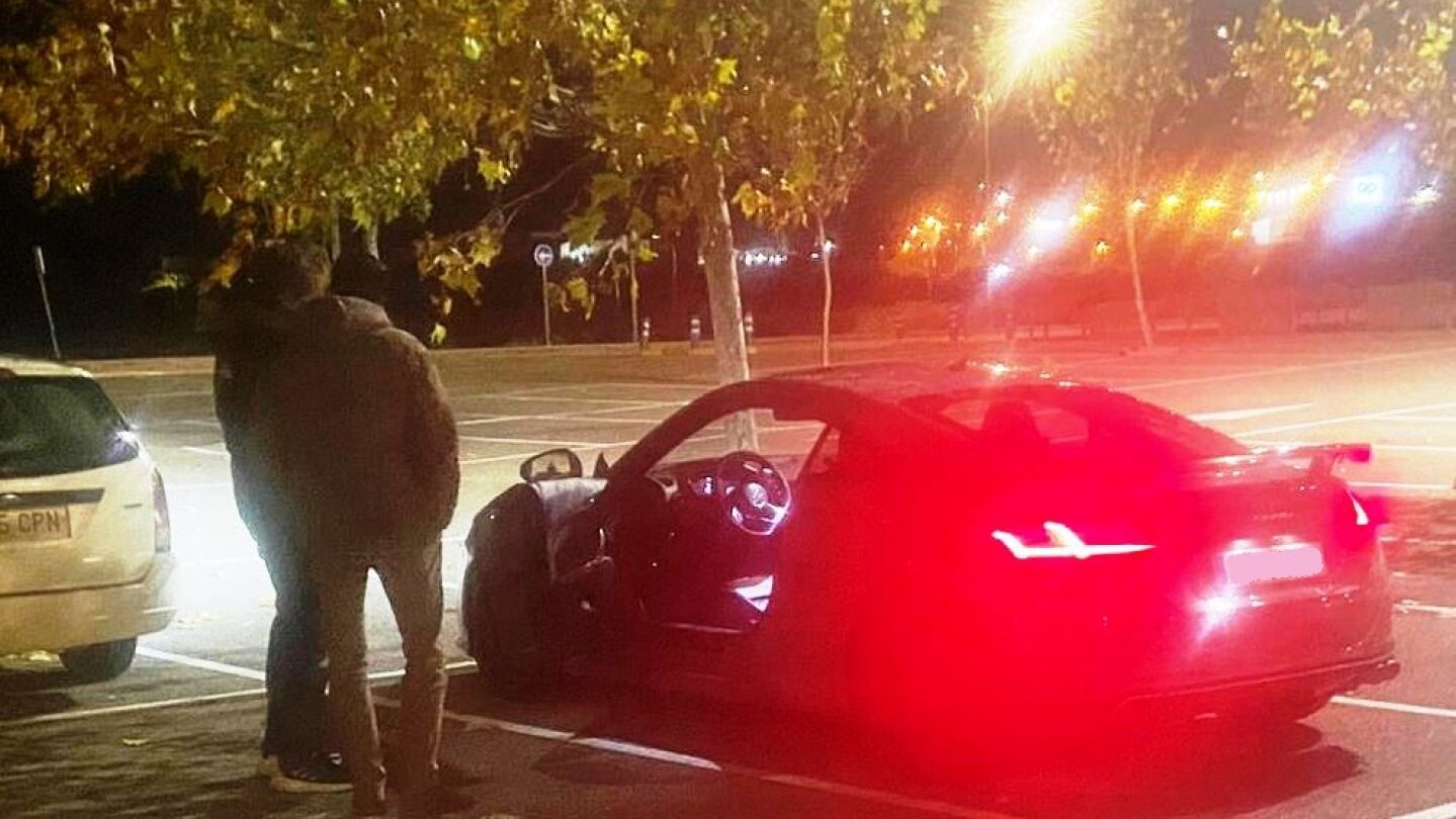 Imagen de veh&iacute;culo, que adem&aacute;s circulaba con un tubo de escape sin silenciador. 