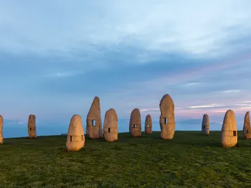 Paseo de los Menhires, en A Coruña Paseo de los Menhires, en A Coruña