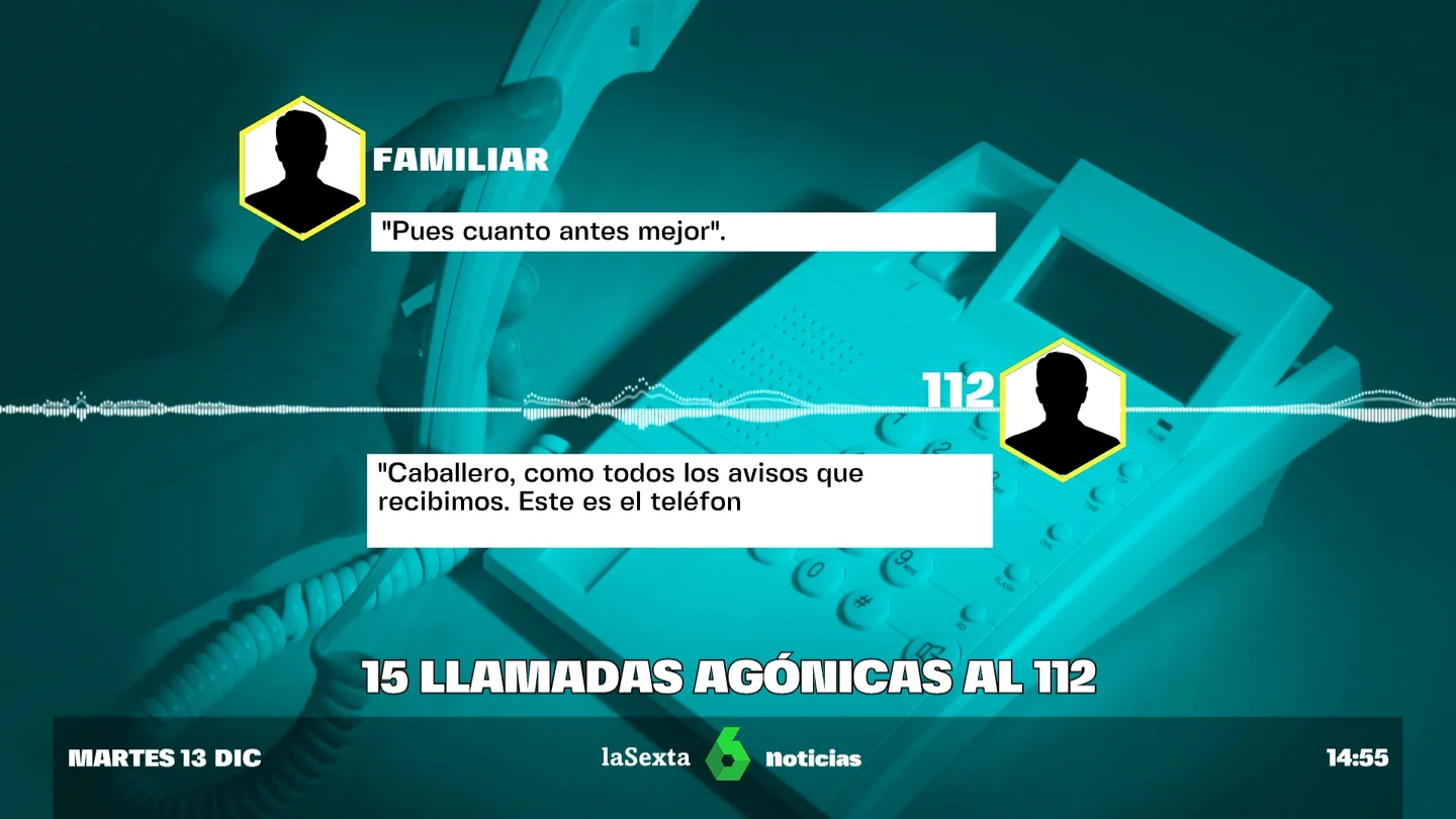Las agónicas 15 llamadas de los familiares de Yves al 112 de Murcia: esperaron dos horas a una ambulancia Las agónicas 15 llamadas de los familiares de Yves al 112 de Murcia: esperaron dos horas a una ambulancia