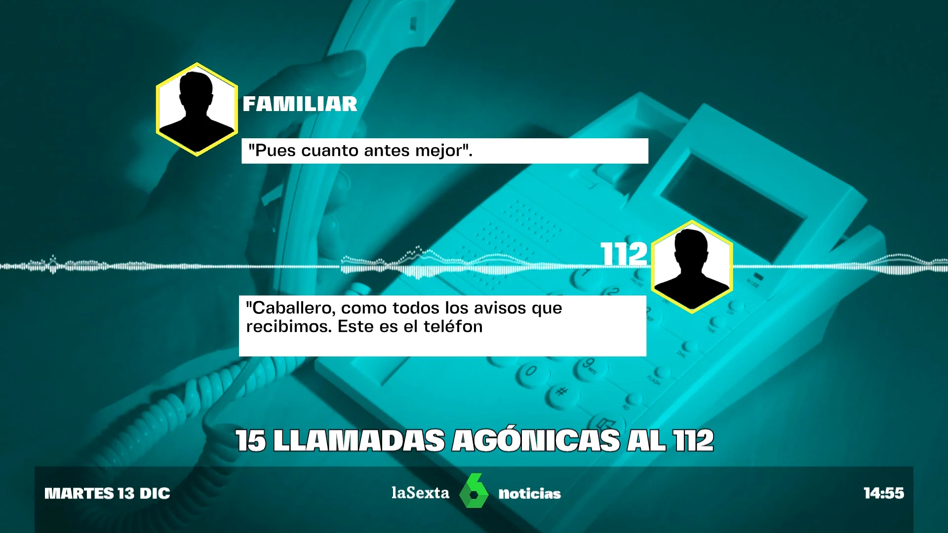 Las agónicas 15 llamadas de los familiares de Yves al 112 de Murcia: esperaron dos horas a una ambulancia