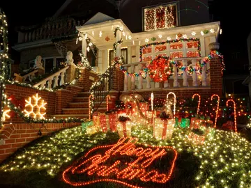 Dyker Heights, barrio de Estados Unidos, por Navidad Dyker Heights, barrio de Estados Unidos, por Navidad