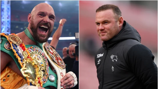 Tyson Fury y Wayne Rooney Tyson Fury y Wayne Rooney