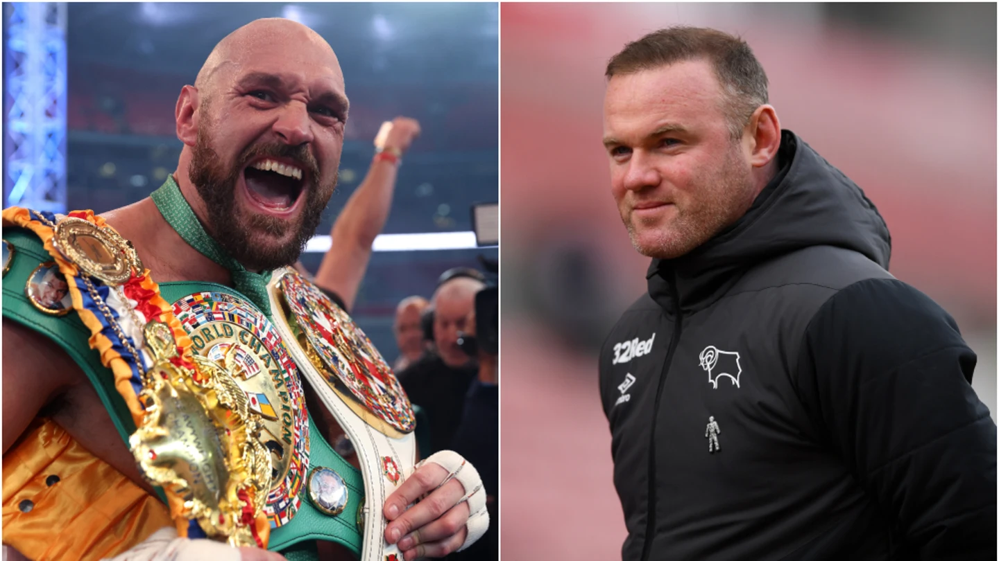 Tyson Fury y Wayne Rooney Tyson Fury y Wayne Rooney