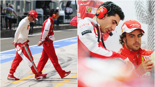 Andrea Stella y Fernando Alonso Andrea Stella y Fernando Alonso