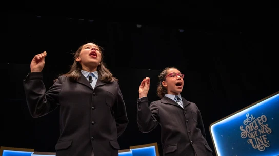 Las niñas de San Ildefonso que cantaron el gordo de la Lotería de Navidad en 2019 Las niñas de San Ildefonso que cantaron el gordo de la Lotería de Navidad en 2019