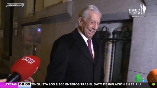 Mario Vargas Llosa cree que Íñigo Onieva pretende reconquistar a Tamara Falcó Mario Vargas Llosa cree que Íñigo Onieva pretende reconquistar a Tamara Falcó