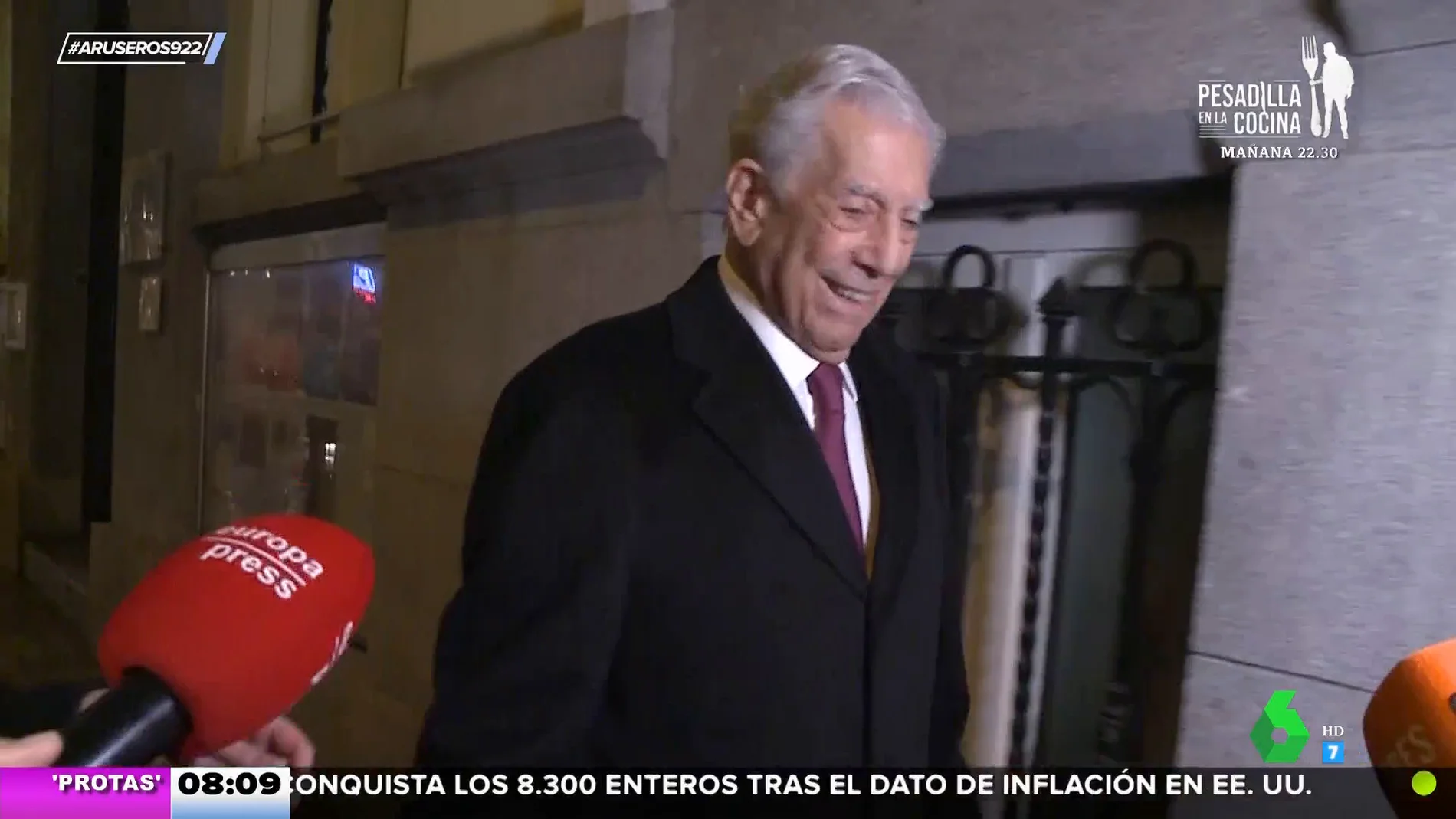 Mario Vargas Llosa cree que Íñigo Onieva pretende reconquistar a Tamara Falcó
