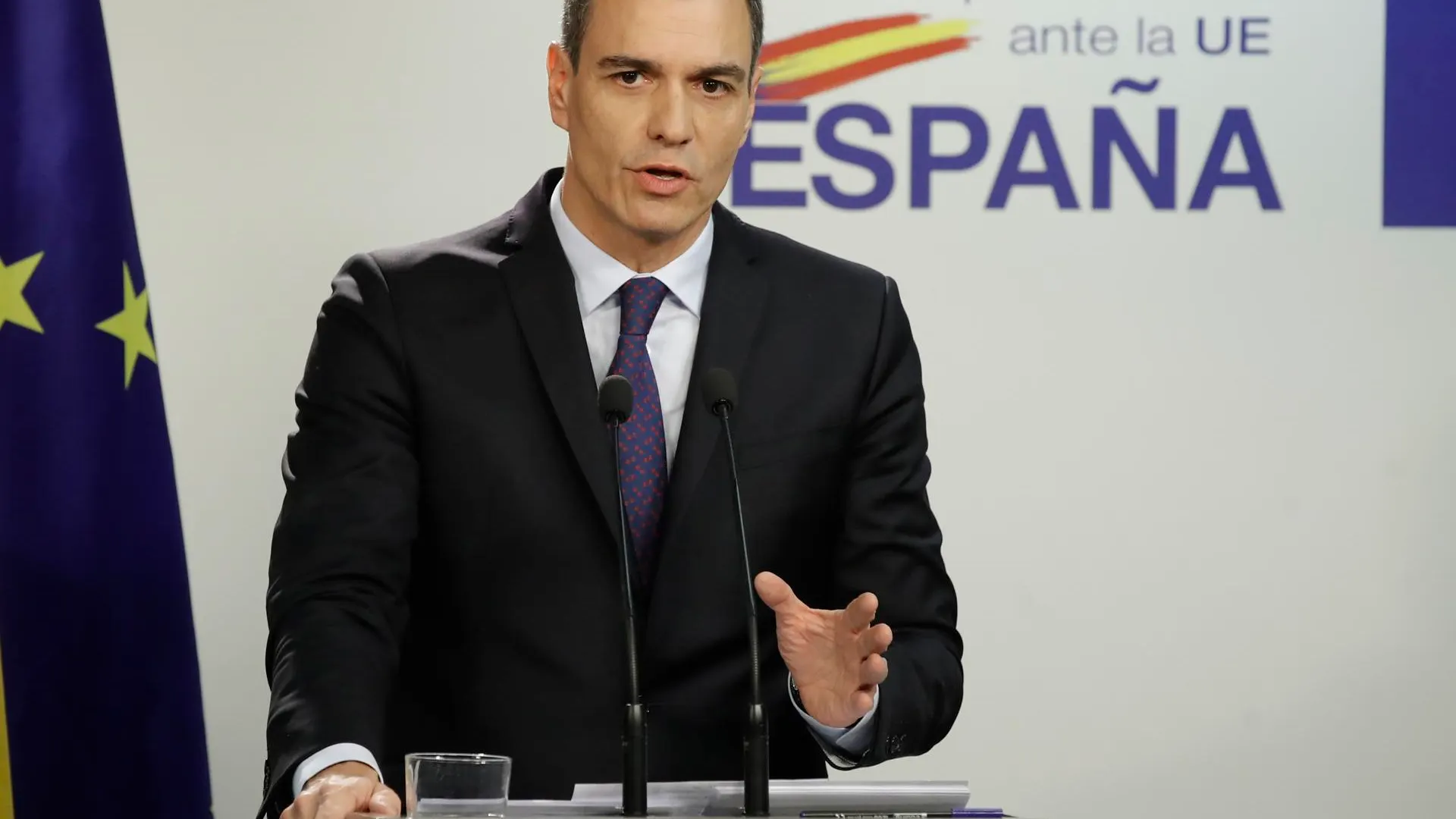 El presidente del Gobierno, Pedro Sánchez