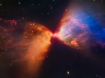 El telescopio espacial James Webb ha captado un ardiente ‘reloj de arena’ durante la formación de una nueva estrella El telescopio espacial James Webb ha captado un ardiente ‘reloj de arena’ durante la formación de una nueva estrella