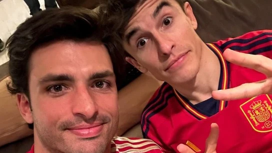 Carlos Sainz y Marc Márquez Carlos Sainz y Marc Márquez