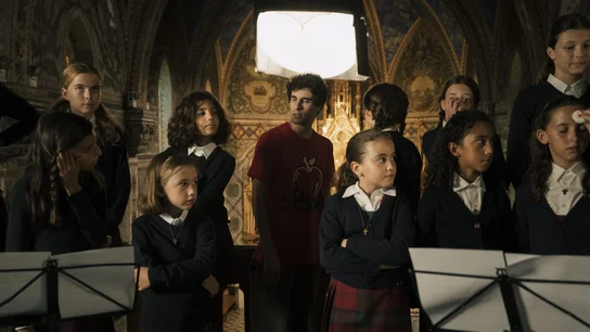 'La Mesías' cuenta con un elenco de jóvenes debutantes para interpretar a las niñas, los niños y adolescentes. 'La Mesías' cuenta con un elenco de jóvenes debutantes para interpretar a las niñas, los niños y adolescentes.