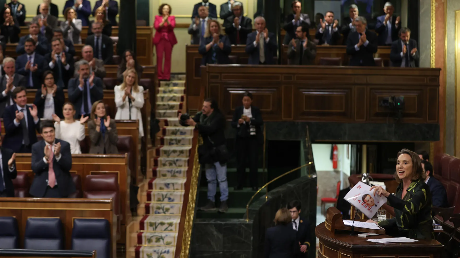 La portavoz del PP, Cuca Gamarra, en el Congreso