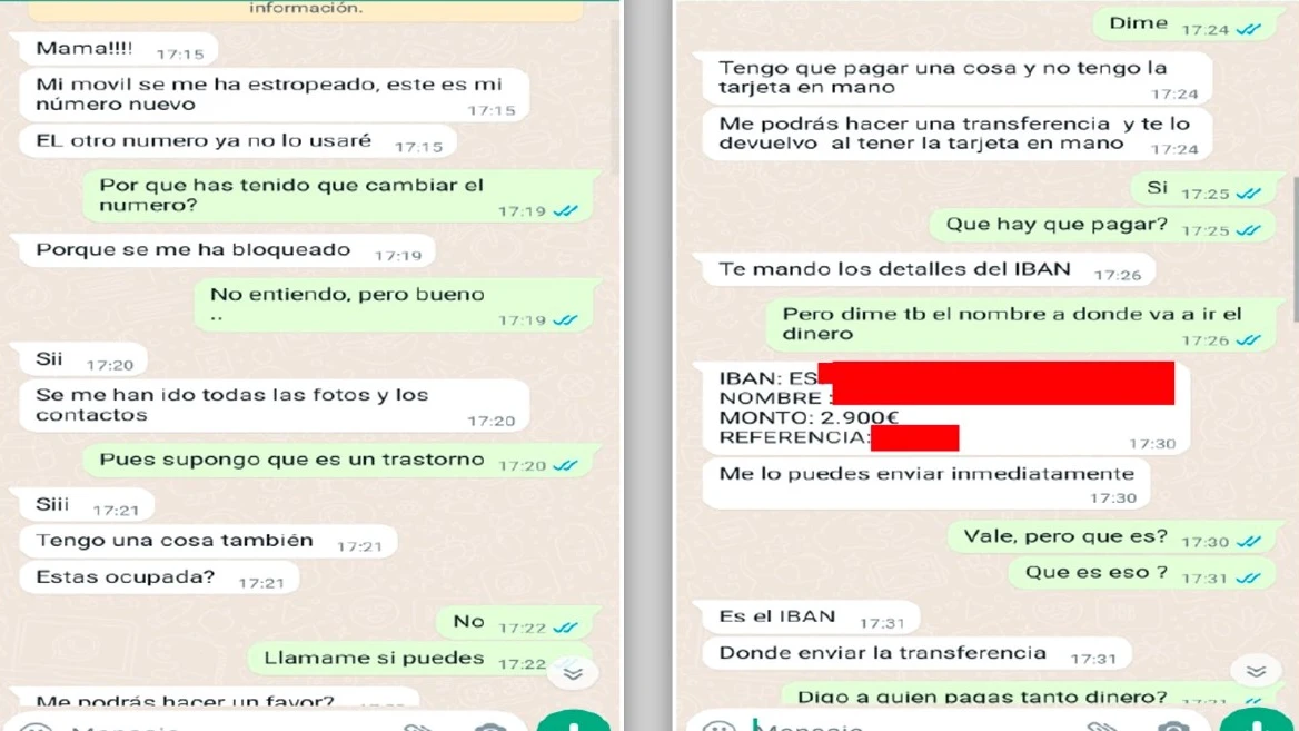 Advierten de una estafa vía WhatsApp: se hacen pasar por tu hijo y te piden 3.000 euros