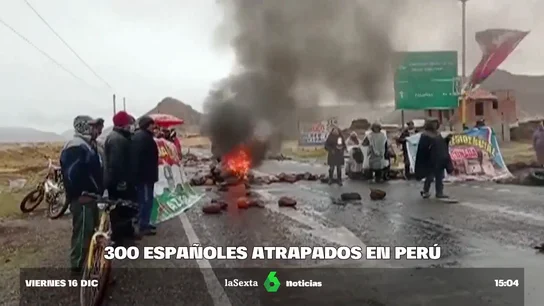 Los españoles atrapados en Perú denuncian que la situación es crítica: "Solo va a empeorar" Los españoles atrapados en Perú denuncian que la situación es crítica: "Solo va a empeorar"