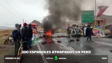 Los españoles atrapados en Perú denuncian que la situación es crítica: "Solo va a empeorar"
