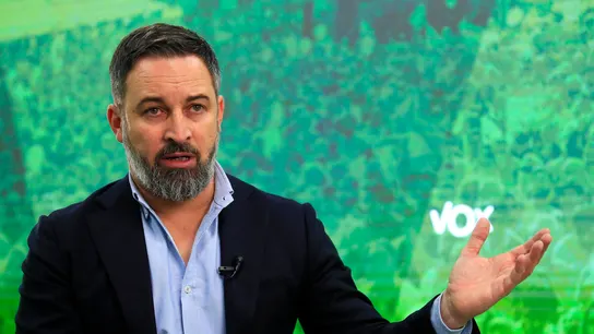 El líder de Vox, Santiago Abascal El líder de Vox, Santiago Abascal