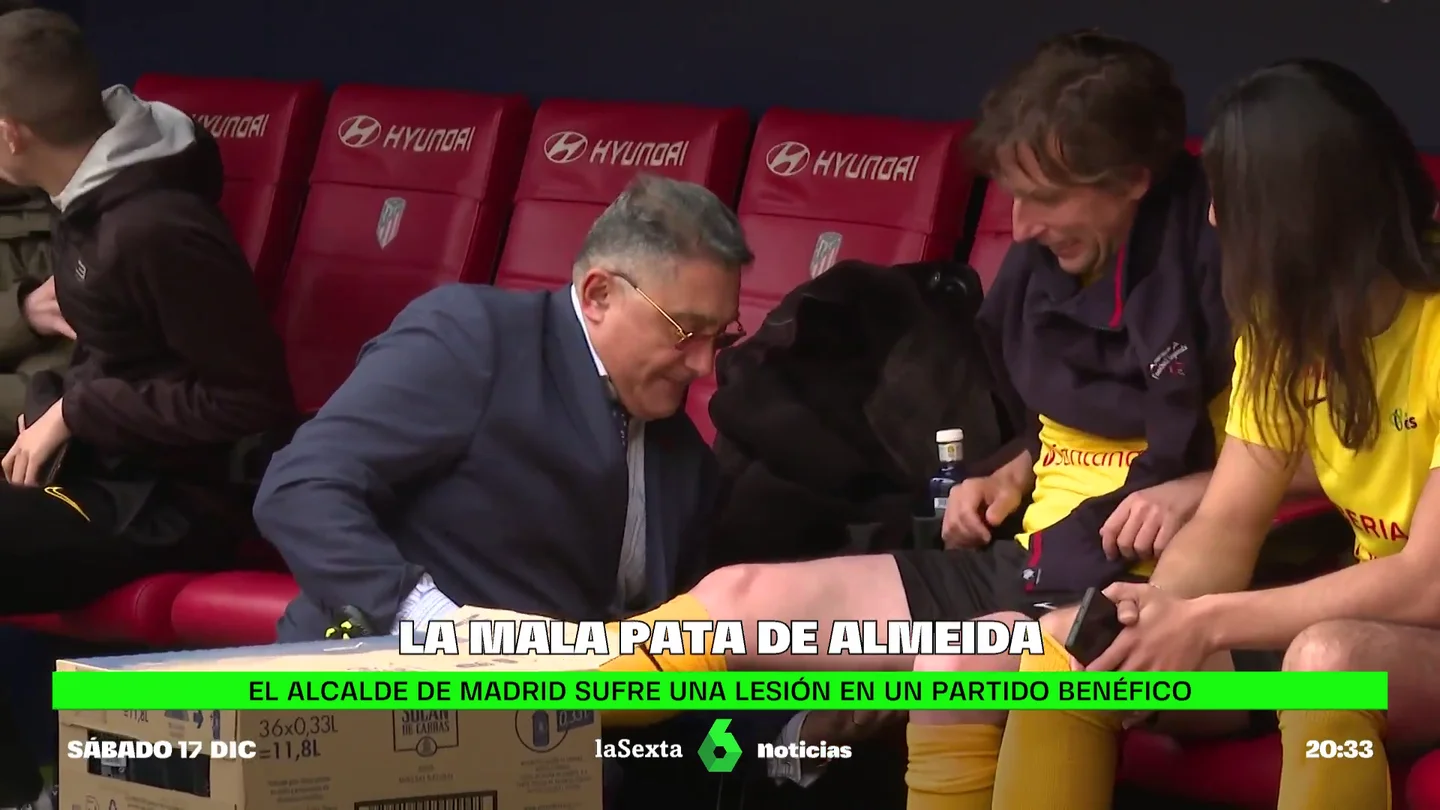 Almeida sufre una lesión Almeida sufre una lesión