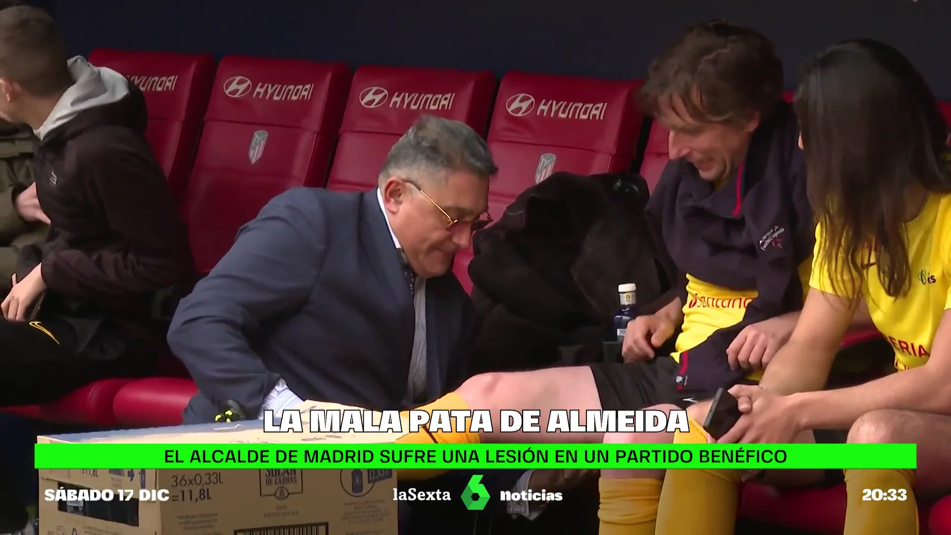 Almeida sufre una lesión Almeida sufre una lesión