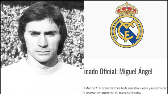 Miguel Ángel, portero del Real Madrid Miguel Ángel, portero del Real Madrid