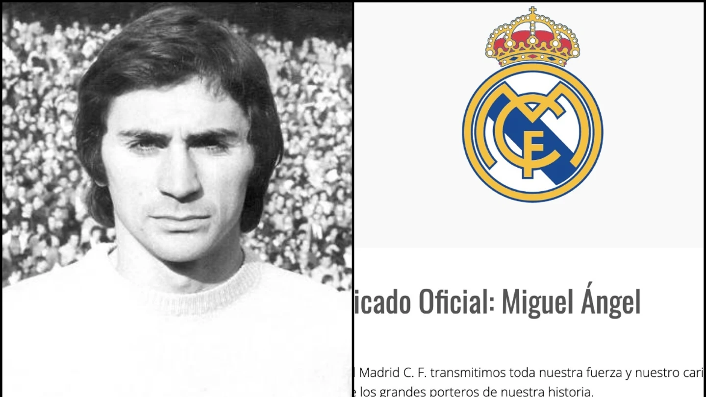 Miguel Ángel, portero del Real Madrid Miguel Ángel, portero del Real Madrid