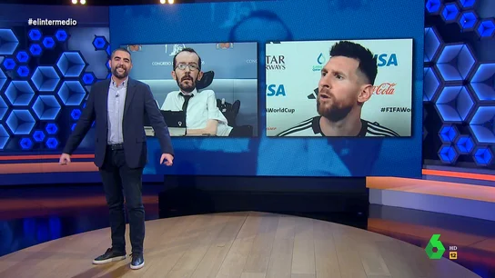 Dani Mateo alucina al ver cómo Echenique imita el 'Qué miras, bobo' de Messi: "Pensábamos que lo peor de Tik Tok era Casillas" Dani Mateo alucina al ver cómo Echenique imita el 'Qué miras, bobo' de Messi: "Pensábamos que lo peor de Tik Tok era Casillas"