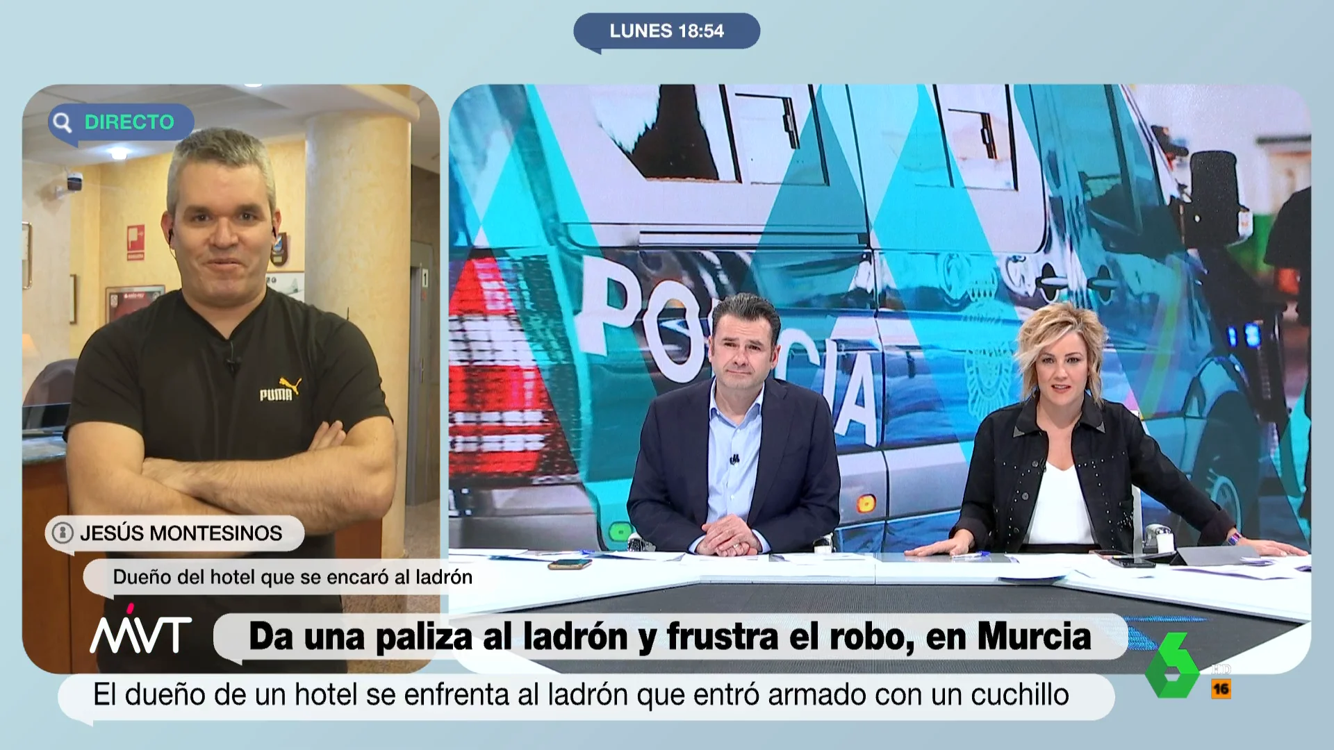 Habla el hotelero que se defendió a palos de un atraco: "No tienes VAR como en el fútbol. Se actúa y ya"