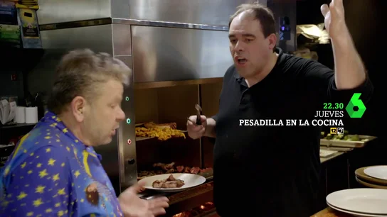 Chicote pone todo su empeño en reflotar un restaurante donde su dueño no acepta las críticas: "Me la pela" Chicote pone todo su empeño en reflotar un restaurante donde su dueño no acepta las críticas: "Me la pela"