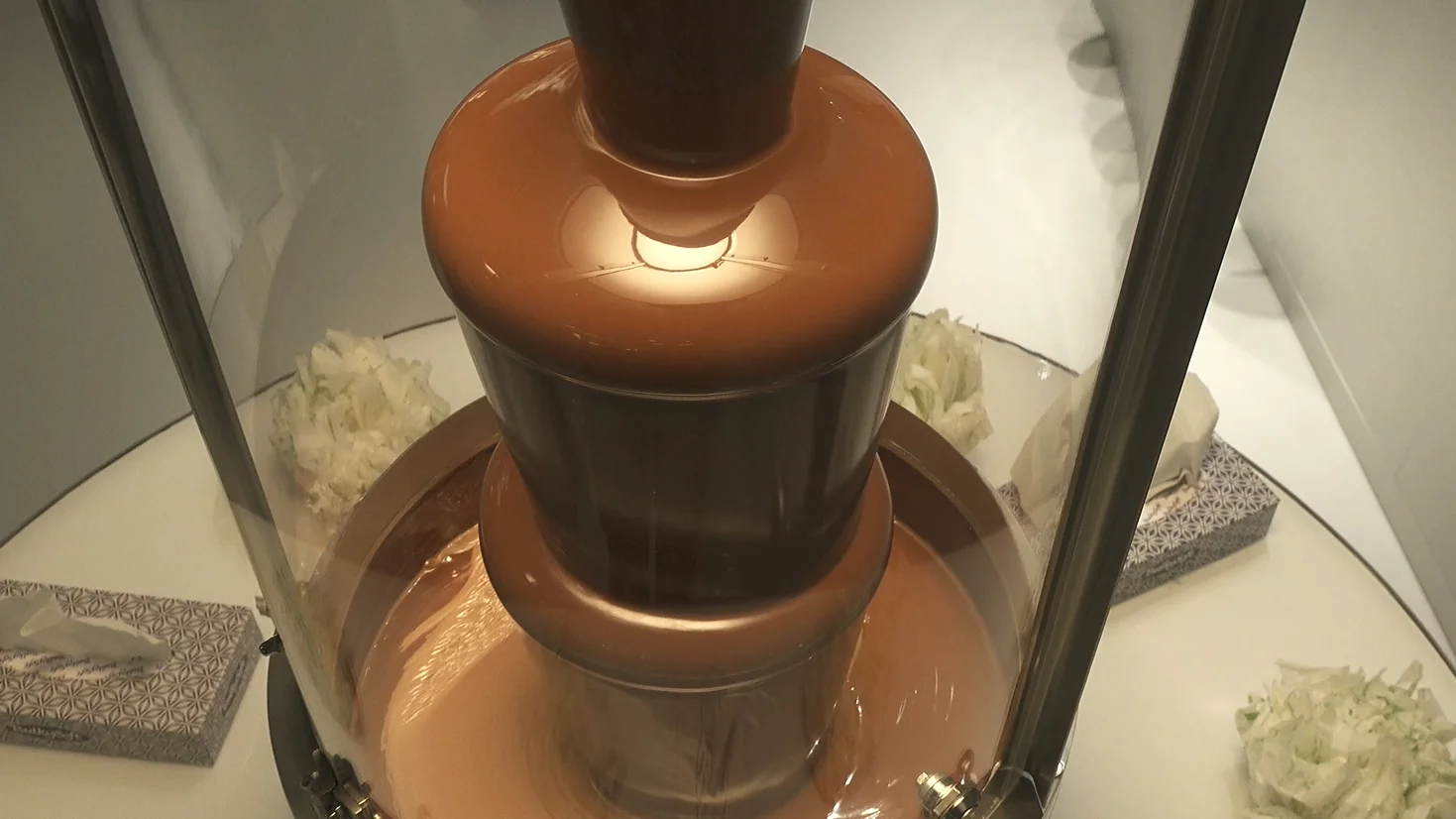 Fuente de chocolate de Lindt