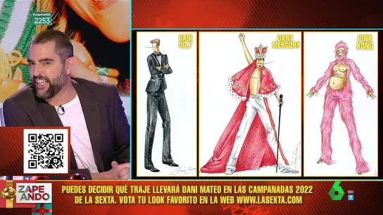 Dani Mateo confiesa qué le parecen sus tres posibles looks para las Campanadas: "Ese es el más currado" Dani Mateo confiesa qué le parecen sus tres posibles looks para las Campanadas: "Ese es el más currado"