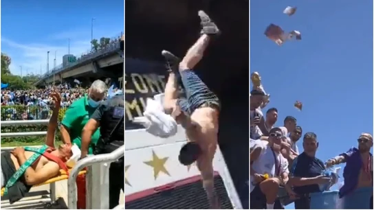 El 'Papu' tirando billetes o un hincha celebrando en camilla: 'Top 3' de los festejos en Argentina El 'Papu' tirando billetes o un hincha celebrando en camilla: 'Top 3' de los festejos en Argentina