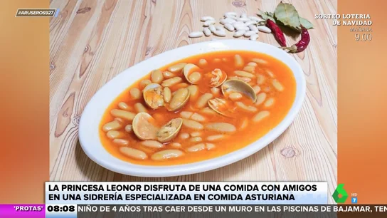 El plan navideño de la princesa Leonor, de comida con sus amigos en una sidrería de Madrid El plan navideño de la princesa Leonor, de comida con sus amigos en una sidrería de Madrid