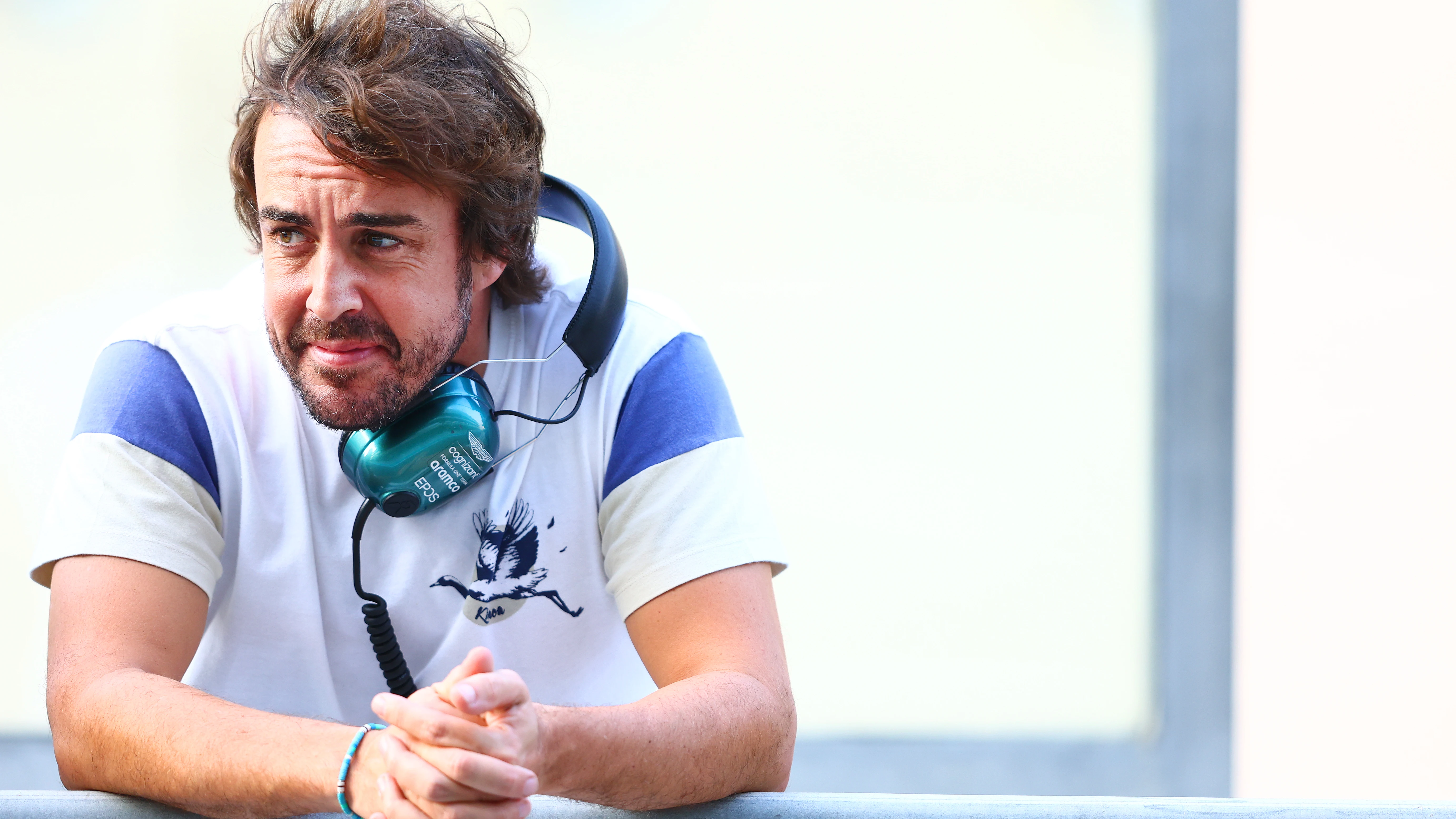 Fernando Alonso en los test de Aston Martin