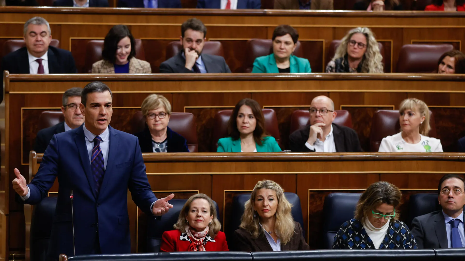 El presidente del Gobierno, Pedro Sánchez