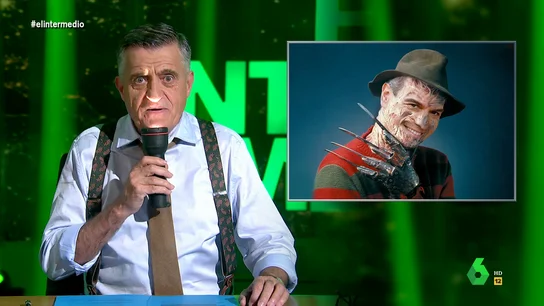 Wyoming 'asusta' con 'Pedri Krueger', la 'pesadilla' que atemoriza a Feijóo: "Uno, dos, Sánchez viene a por ti" Wyoming 'asusta' con 'Pedri Krueger', la 'pesadilla' que atemoriza a Feijóo: "Uno, dos, Sánchez viene a por ti"