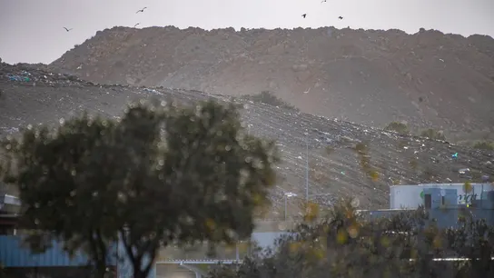 Vista del vertedero de Toledo este miércoles. Vista del vertedero de Toledo este miércoles.